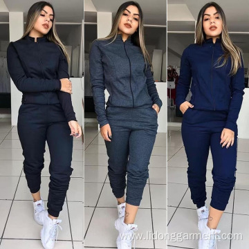 Custom Logo Women Sportswear WorkOut sweat suit sets